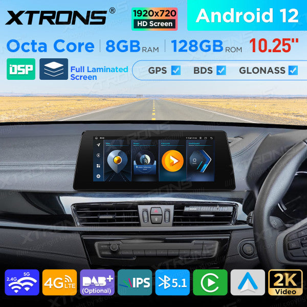 BMW X1 F48 EVO Android 13 Octa Core da 8 GB RAM +128 GB da 10,25"  Carplay Android auto   QAB12EVB12X1N