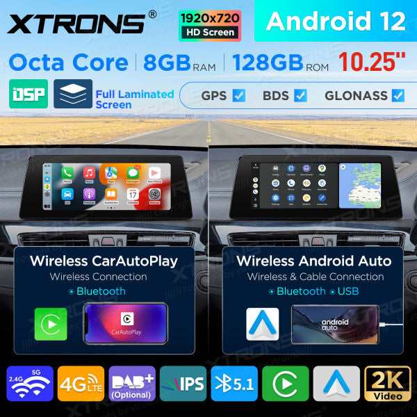 BMW X1 F48 EVO Android 13 Octa Core da 8 GB RAM +128 GB da 10,25"  Carplay Android auto   QAB12EVB12X1N