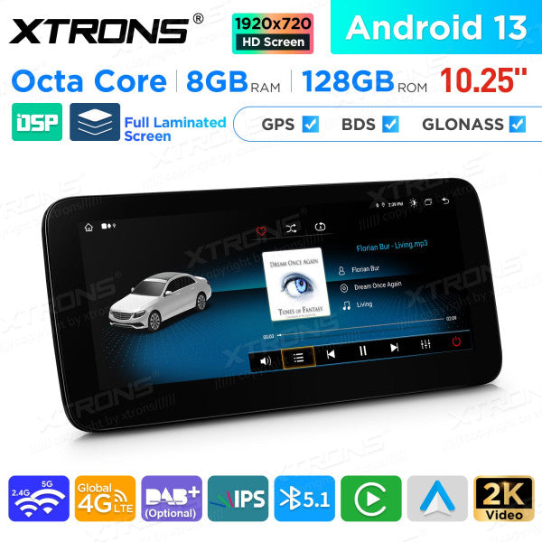 MERCEDES BENZ A-Class W176 CLA-Class C117 NGT 4.5 4.7  ( 2013-2015)  10.25'' Android 13  8 Core  8+128GB Car Radio For  with 4G CarPlay QAM1245