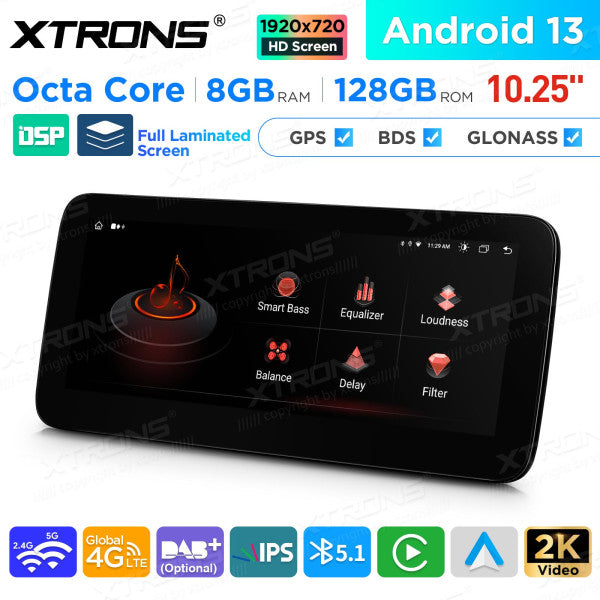 MERCEDES BENZ A-Class W176 CLA-Class C117 NGT 4.5 4.7  ( 2013-2015)  10.25'' Android 13  8 Core  8+128GB Car Radio For  with 4G CarPlay QAM1245