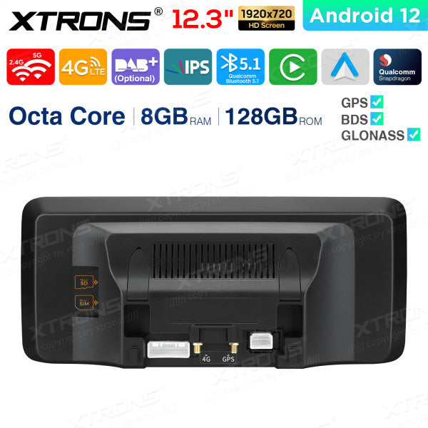 Mercedes A -W176  CLA-C117  GLA-X156  G-W463 (2013-2015) 12.3'' Android 12  Octa Core 8+128GB Car Radio  CarPlay Android auto   4G QXM2250P